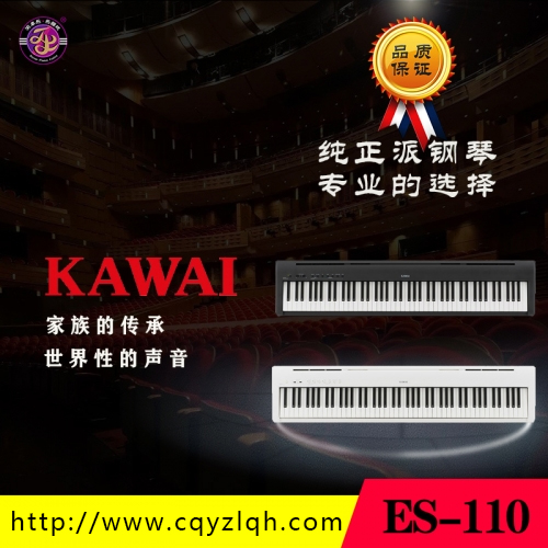 KAWAI卡瓦依电钢琴ES110/105卡哇伊数码钢琴88键重锤成人儿童初学